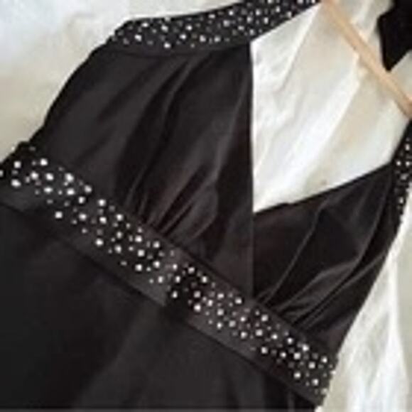 Rampage Halter Dress Vintage Y2K Sz. Small Whimsigoth Sexy Coquette Babydoll - Picture 4 of 8